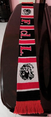 Sciarpa Vintage Tifoseria Milan Calcio FOSSA DEI LEONI | IL CIRCO DELLE PULCI