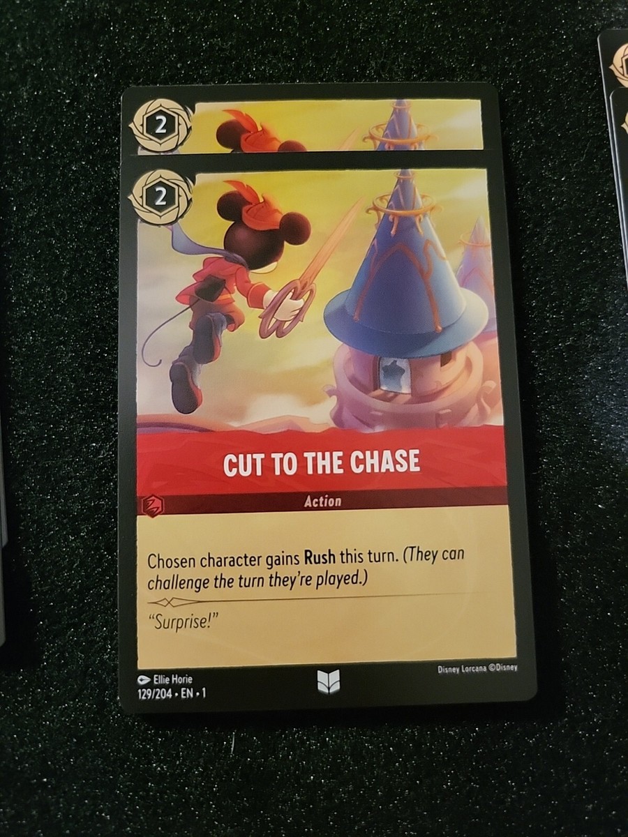 Disney Lorcana Cut To The Chase Uncommon