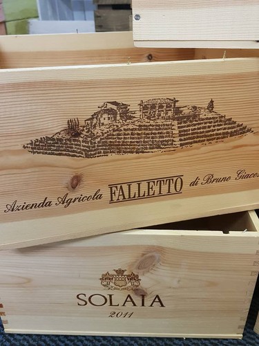 3 x ITALIAN WOODEN WINE CRATES BOXES - VINTAGE SHABBY CHIC DRAWERS STORAGE> - Picture 9 of 12