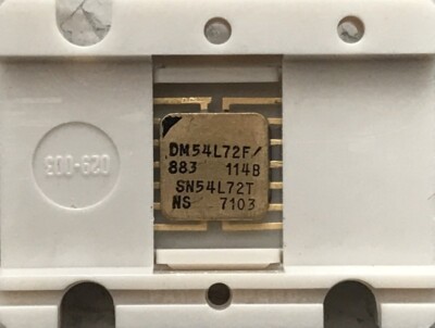 DM54L72F-00/883 National Semi Mil-Spec Gold Flat Pack IC (vintage-ic)