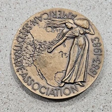 1883-1983 American Seed Trade Association ASTA 100th Convention 3" Medallion