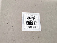 Intel Core i7 10th Gen Emblem Label Badge Sticker Logo Decal Note Laptop PC Case