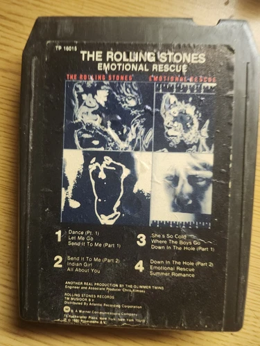 The Rolling Stones Emotional Rescue 8-Track
