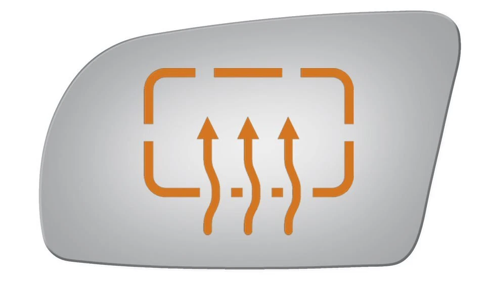 New Flat Left Replacement Mirror For 07-12 Nissan Altima W/O Backing Plate Foto 4 de 4