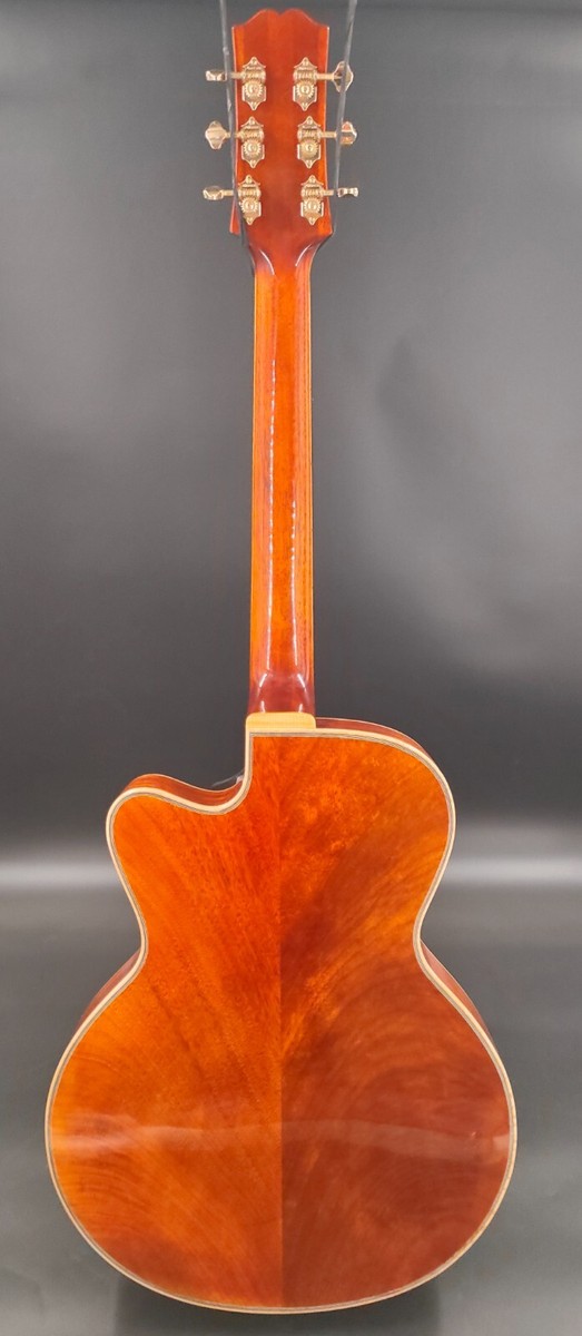 Musoo brand handcraft 14inch Carved solid mahogany archtop