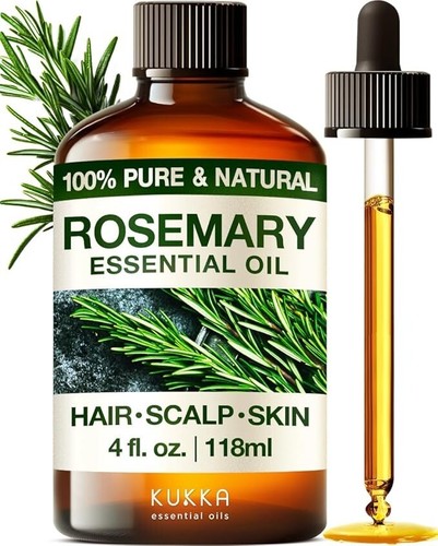 100% Pure & Natural Rosemary Oil for Hair, Skin, Aromatherapy & DIY Soap Making