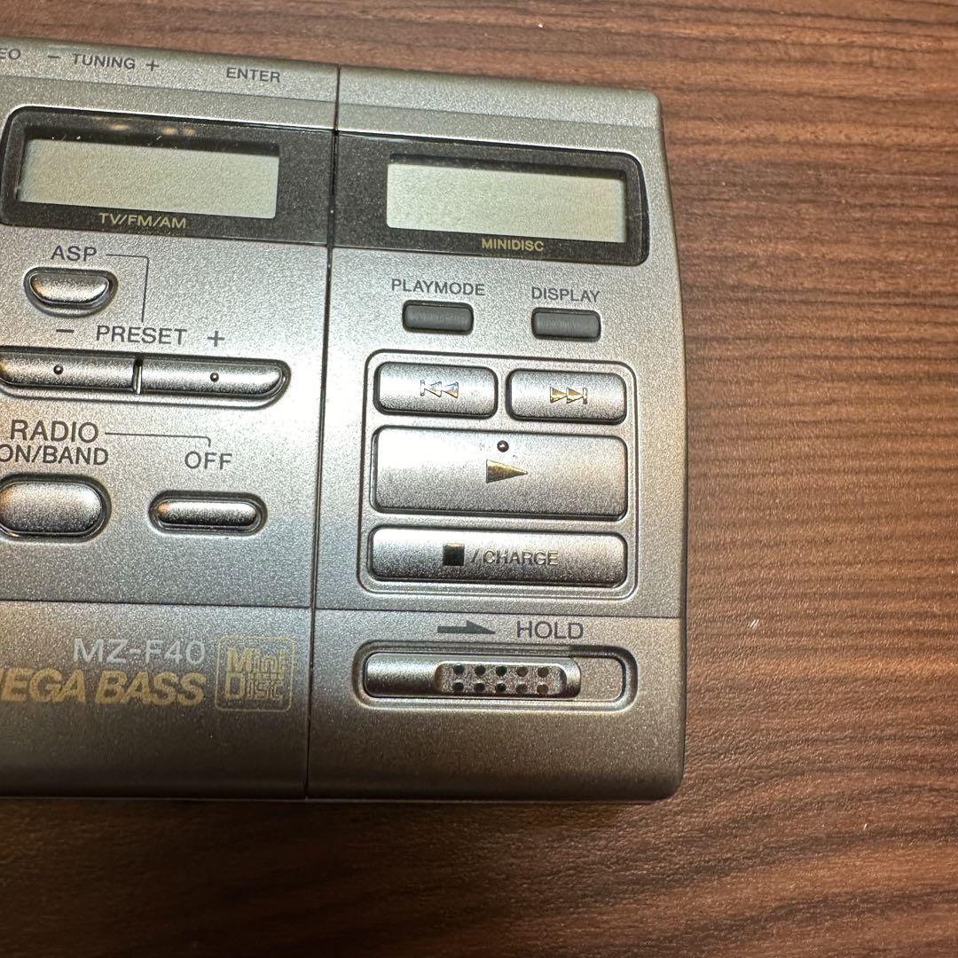 SONY MZ-F40 FM AM Radio MD Player Portable Walkman 3.5 inch