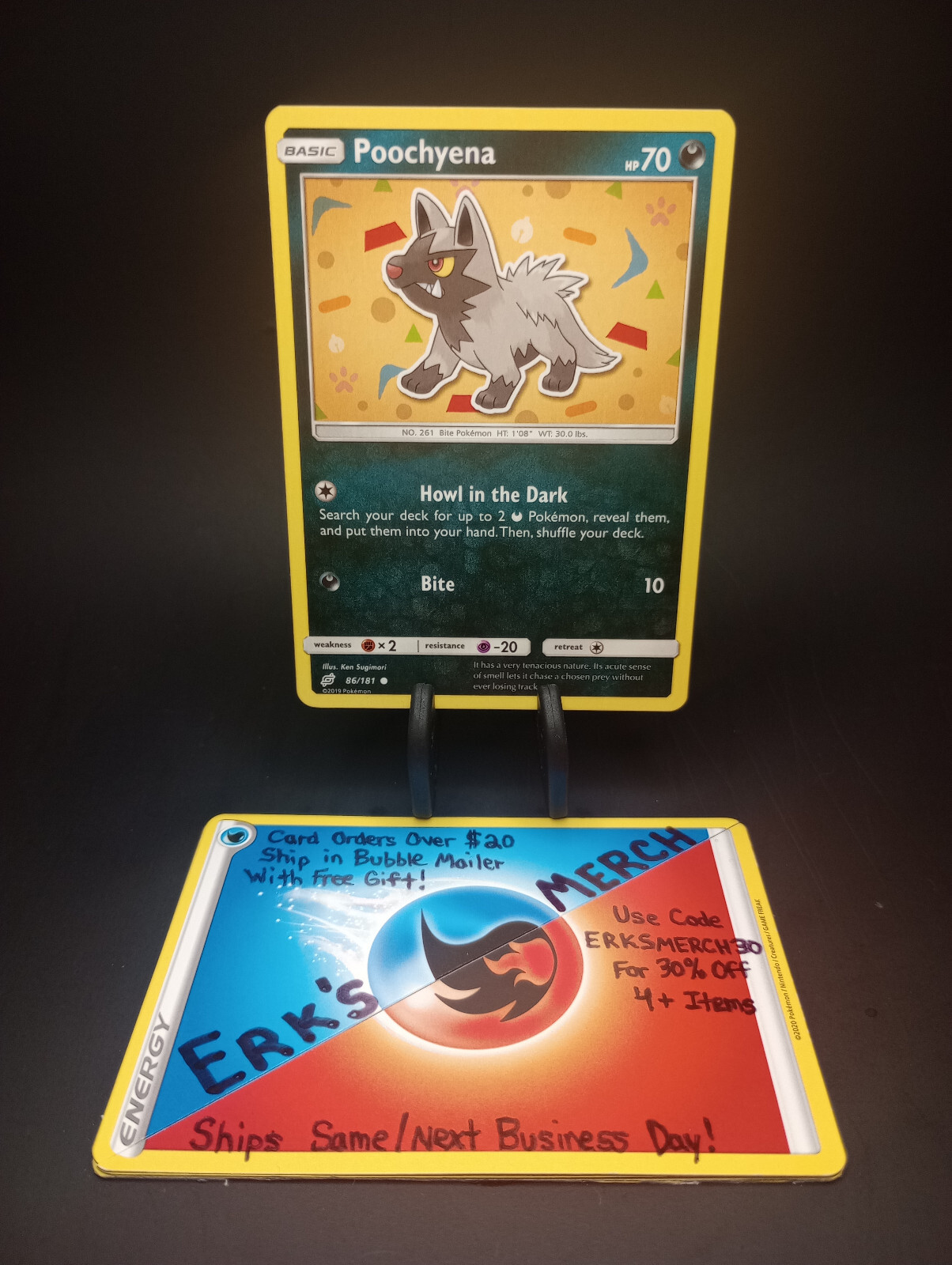 Poochyena 86/181 Team Up NM Regular Common Pokemon Card 