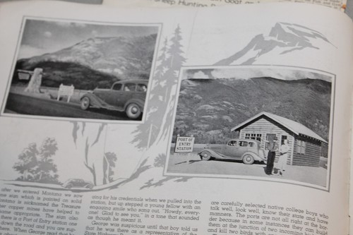 Vintage Montana Highway Map State Highway Commission 1937 & 1969 Fish and game - Picture 4 of 9