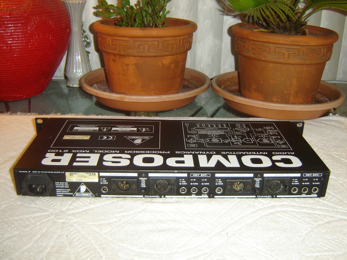 ベリンガー　MDX2100 コンプ Behringer MDX2100 Composer Dynamics Processor MDX 2100 for