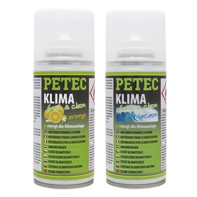 PETEC air conditioning cleaner fresh & clean set orange + ocean 71460 71450 of 75 ml