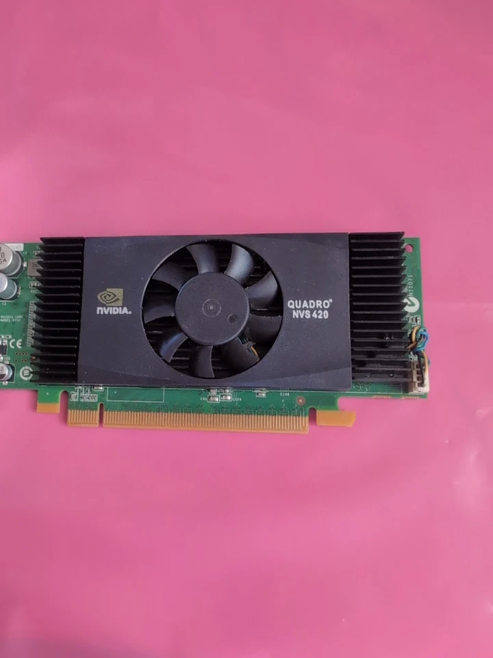 nVidia Quadro NVS420 512mb Quad-DVI PCI-E Video Card 0K722J NVS 420 - Image 2 of 4