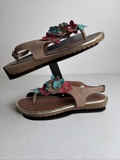 Girls Hand Crafted Genuine Leather Authentic Mexican Made Sandals Size 23/US siz