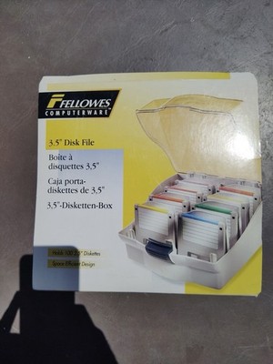 Fellowes 3.5 Disk File  # 64286 Made In USA 100 Pcs Capacity New