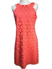 Lily Pulitzer Mango Midi Sleeveless Shift Dress Pink Sun Ray $198 NWT Medium