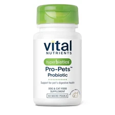 Vital Nutrients Pro Pets Probiotics for Dogs and Cats | Dog Probiotics for Di...