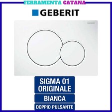placca di comando GEBERIT SIGMA pulsante scarico sciacquone cassetta wc ricambi