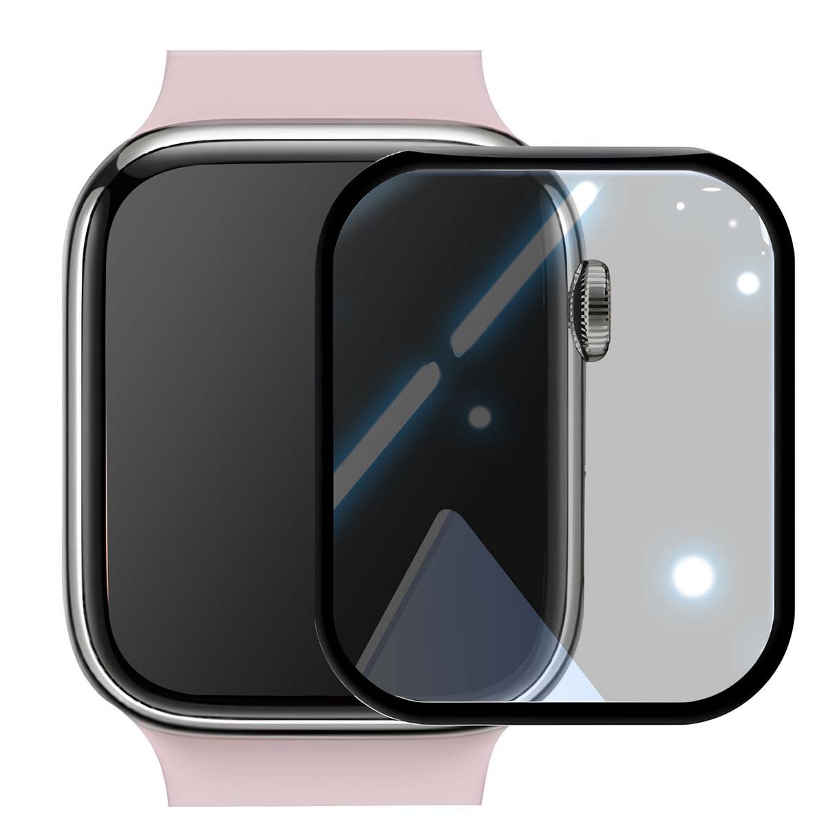 Mocolo Montre Série 7/8 Protection Écran Asahi 3D 9H Transparente