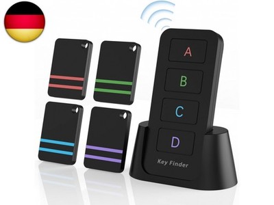 Fernbedienungs-Finder, 4 Stück Find My Keys Gerät | Stick on Remote Finder B