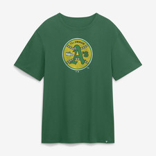 Men's Fanatics Kelly Green Oakland Athletics Vintage Logo Legacy T-Shirt
