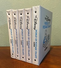 Disney World Wide Stamp Collection 5 Volumes 259 Stamps & 54 Sheets ZAYIX