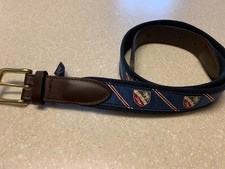 Vineyard Vines Canvas Club Belt Size 32 EUC