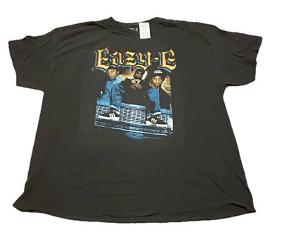 Eazy-E Ruthless Records Graphic T-Shirt 2X Black 2024 Rap Hip Hop Tee NWT