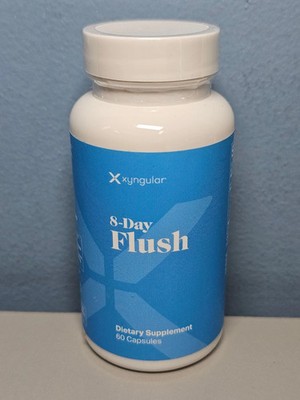 Xyngular 8-Day Flush Dietary Supplement 60 Capsules Exp 11/2026 - New/Sealed!