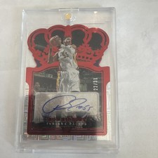 Panini 2021-22 Crown Royale Roy Hibbert Indiana Pacers Crown Autographs Red /31