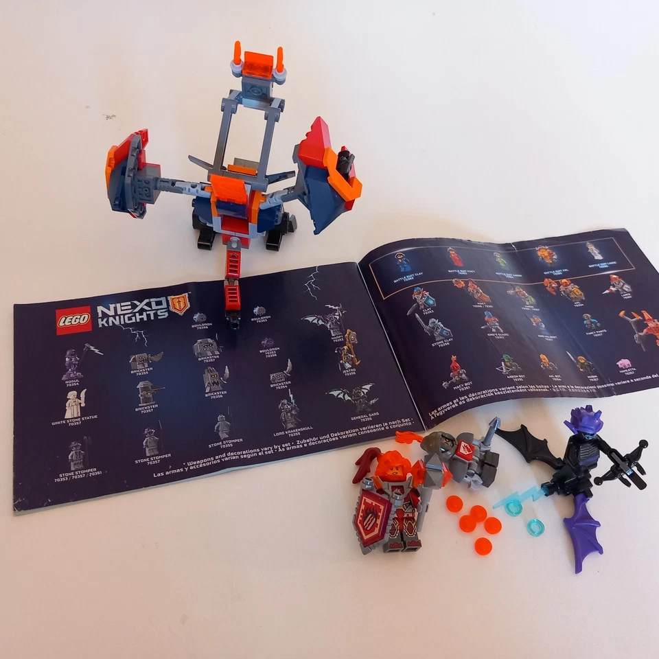 LEGO 70361 NEXO KNIGHTS MACY HALBERT BOT DROP DRAGON ROBOT STAR WARS NINJAGO lot - Photo 4/4
