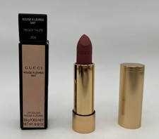Gucci Rouge A Levres Mat Lipstick Lip Colour Matte PEGGY TAUPE 204 NEW .12oz NIB