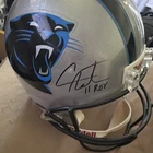 Cam Newton Signed Carolina Panthers Full Size Football Helmet Cam Newton Auth