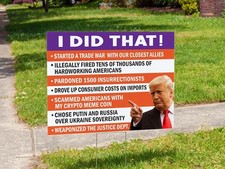Anti Trump Yard Sign Did That Political Protest Election