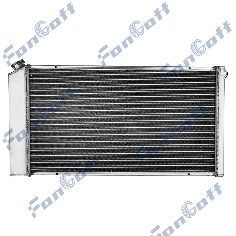 Fit 1977-92 Cadillac Brougham/Pontiac Bonneville 5.7/6.0/6.6/7.0L 4 Row Radiator Foto 4 de 4