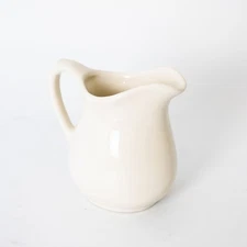 Ohio Stoneware Handcrafted Fancy Ceramic Pitcher, Bristol 16.5oz, Elegant Design