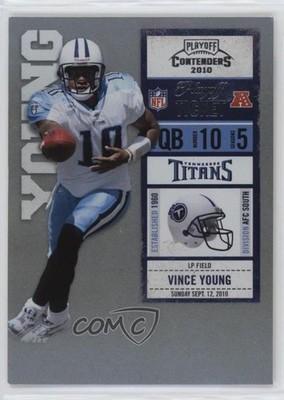 2010 Playoff Contenders Playoff Ticket 52/99 Vince Young #097 5xl