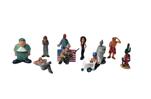 Menge 10 Vintage Homies Figuren Minifiguren keine Duplikate Bruja El Paletero - Bild 1 von 6