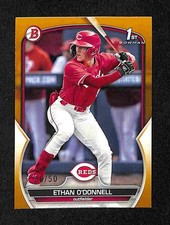2023 Bowman Draft - Ethan O'Donnell #BD-56 Gold /50 1st Bowman - Reds