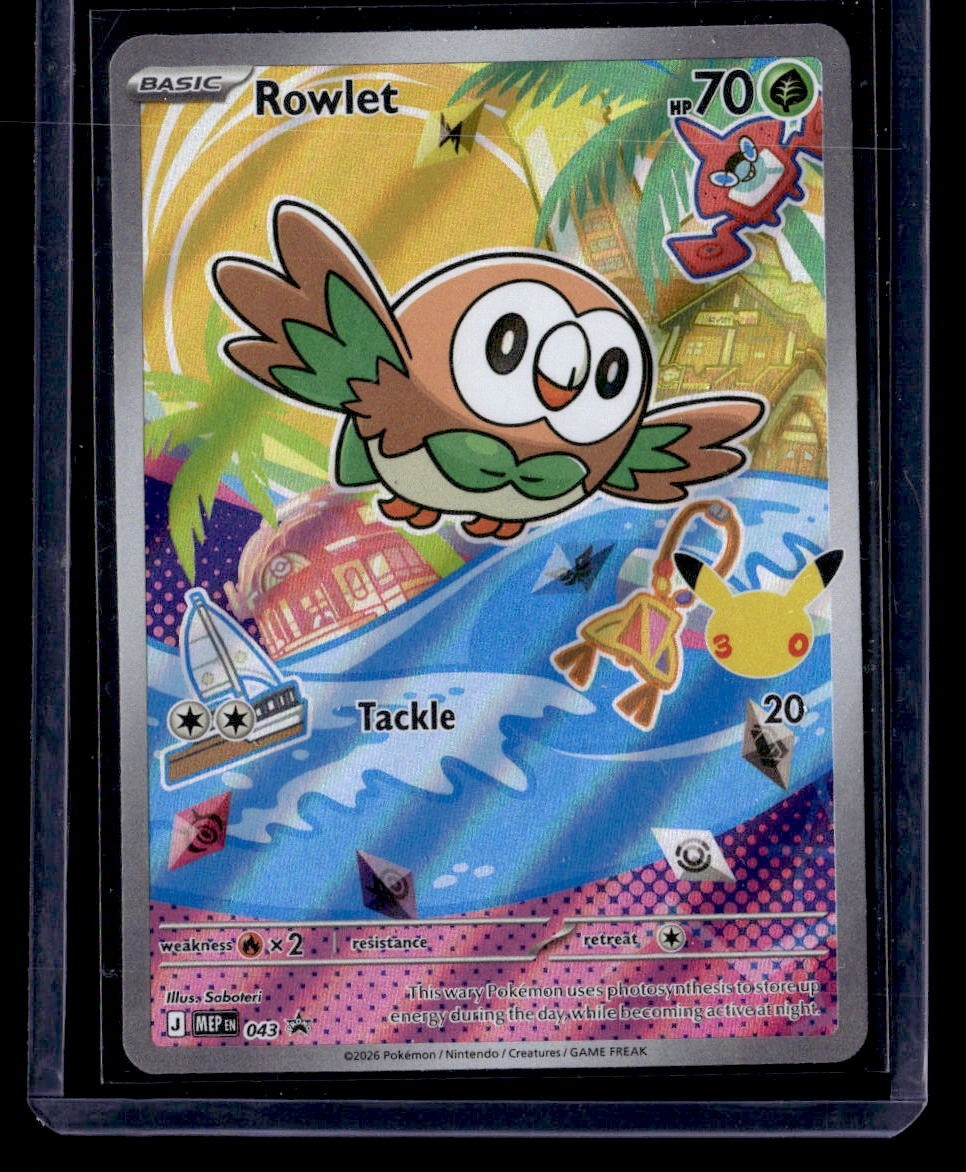 Rowlet : ME: Mega Evolution Promo #043 Raw