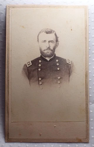 Original Civil War CDV Photo UNION GENERAL ULYSSES GRANT