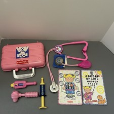 2006 Fisher Price Doctor Nurse Pretend Play Set Travel Kit Toy READ