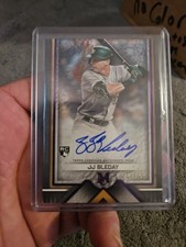 2023 topps museum collection baseball Jj Bleday Rc On Card Auto Purple /15