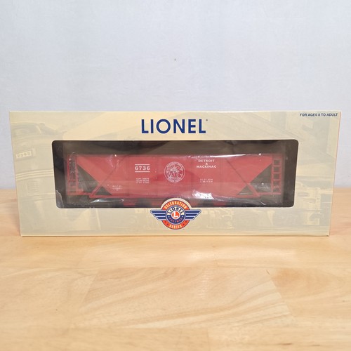 Lionel 6736 QUAD HOPPER Detroit & Mackinac 6-19355 serie de celebración calibre O | Zustand: Used
