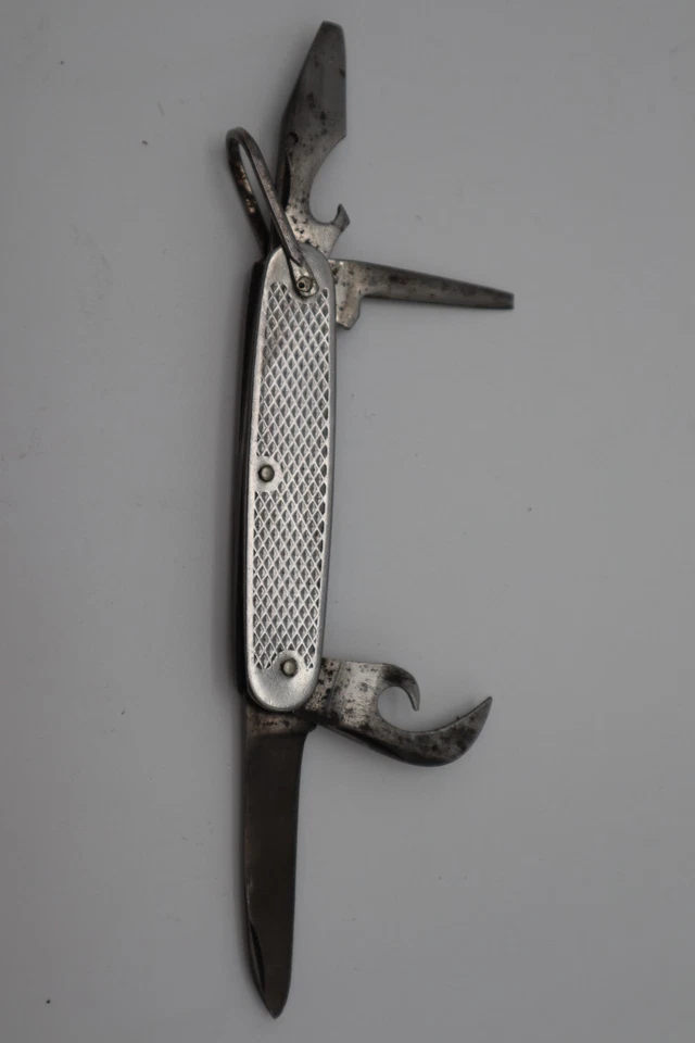 KINGSTON WWII ERA Military U.S. Army Navy 4-Blade Utility Survival Knife - Image 4 of 4