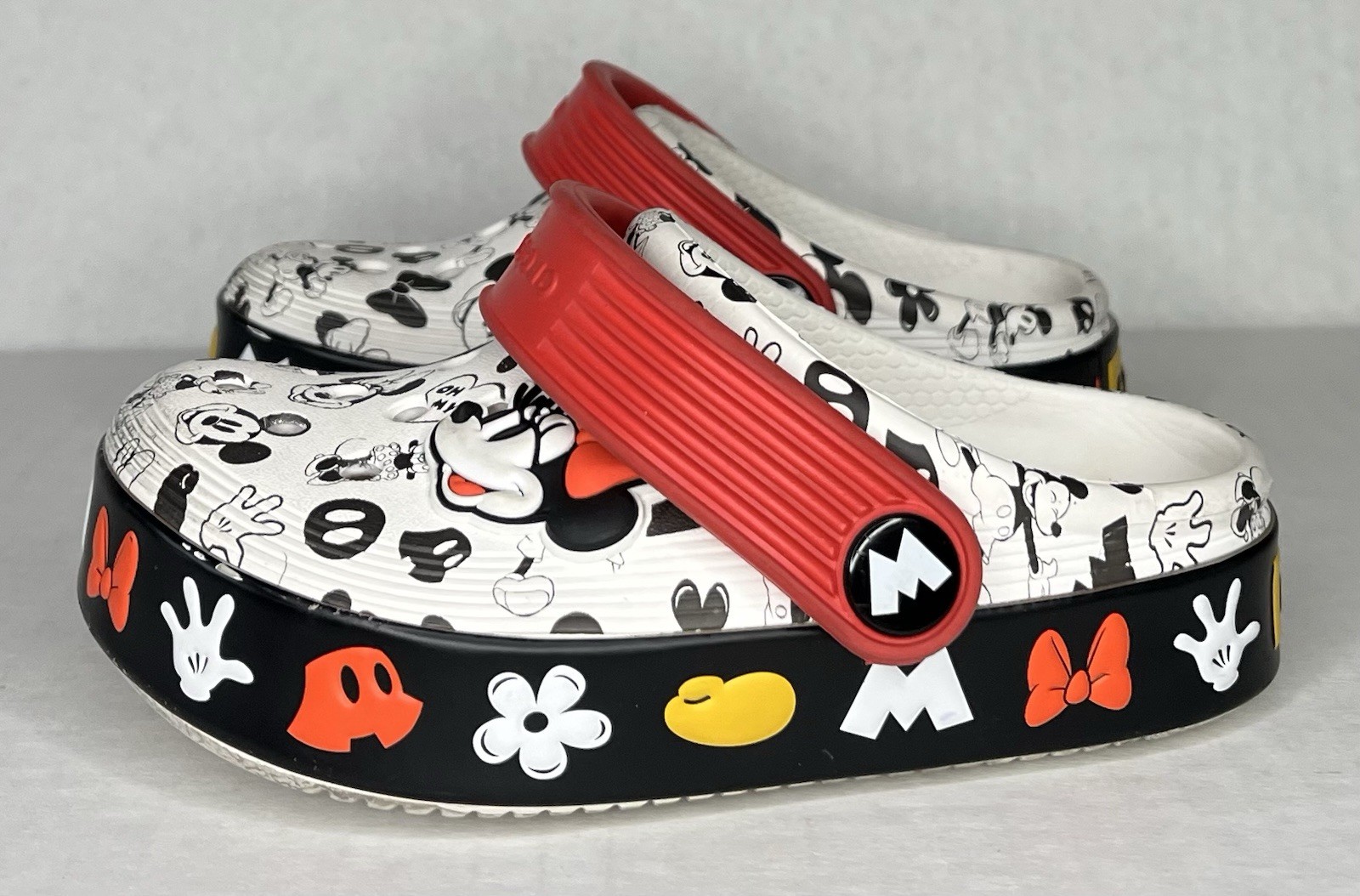 CROCS Disney Mickey & Minnie Off Court Clog toddler shoes sz C 8-image