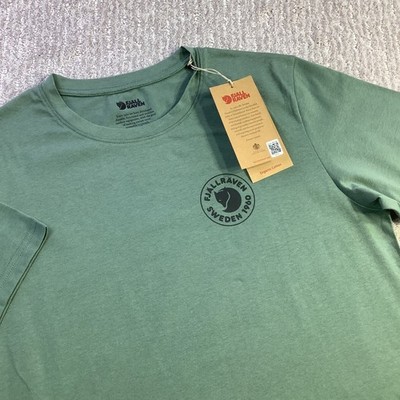 Fjallraven 1960 Logo T-shirt Patina Green Organic Cotton Tee Mens Size M NWT