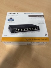 NETGEAR 8 Port Gigabit Network Switch GS308 | Ethernet Switch | Unmanaged