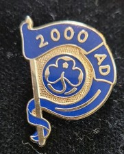 Girl Guide Millennium 2000AD pin lapel badge (3)