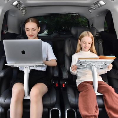 Car Seat Tray Table, Adjustable Travel Tray for Kids/Adults, Car