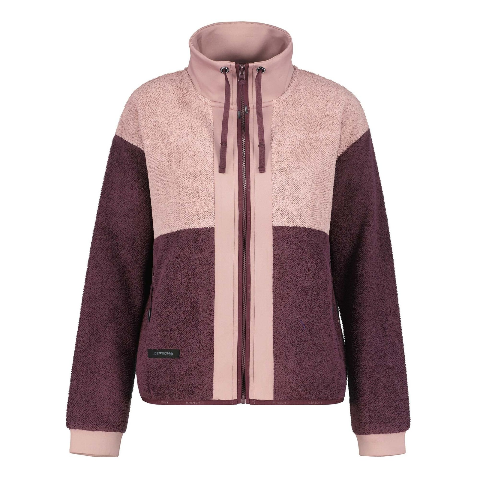 Icepeak Womens Abbotsa Fleece Jacket: Plum: M